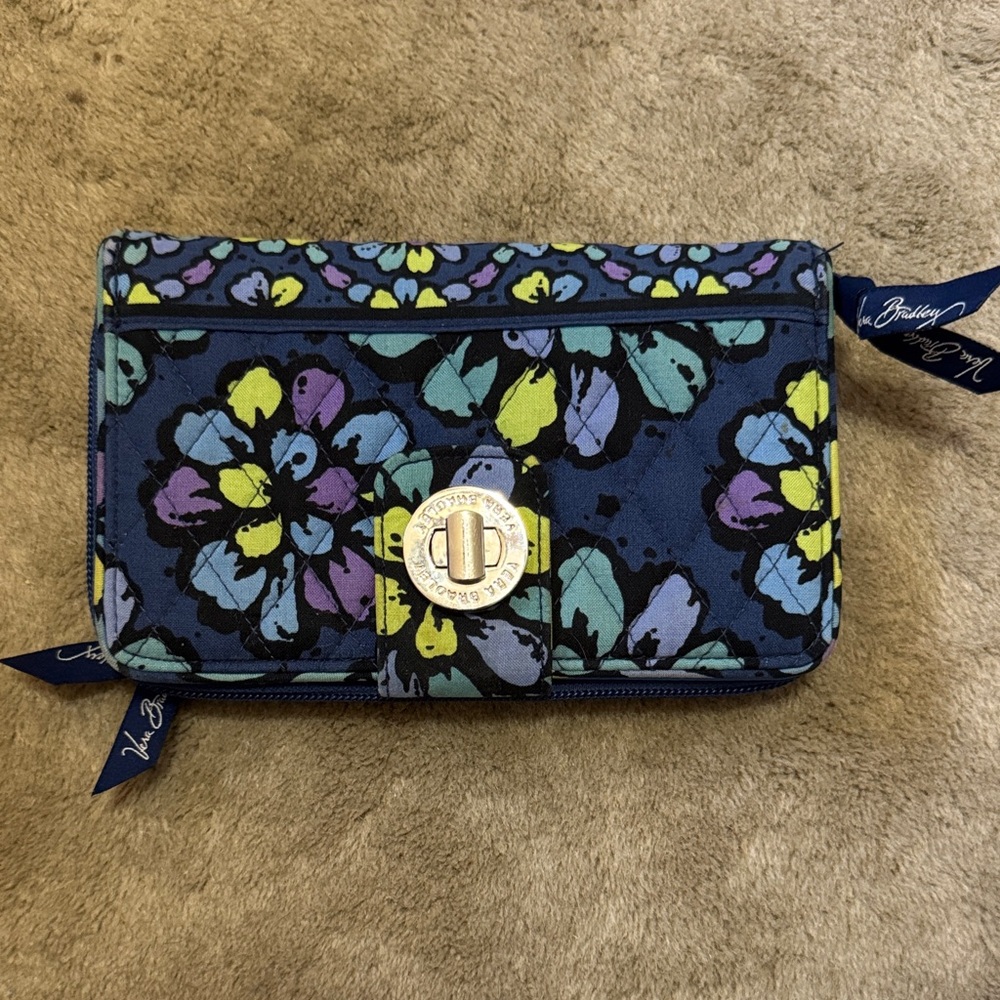 Vera Bradley Blue Floral Wallet